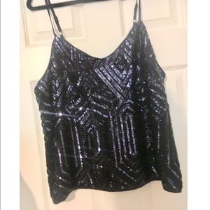 Forever 21 Bead-Embroidered Top (1XL)